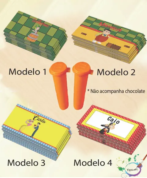 Rotulo Chocolate(confete)-chaves