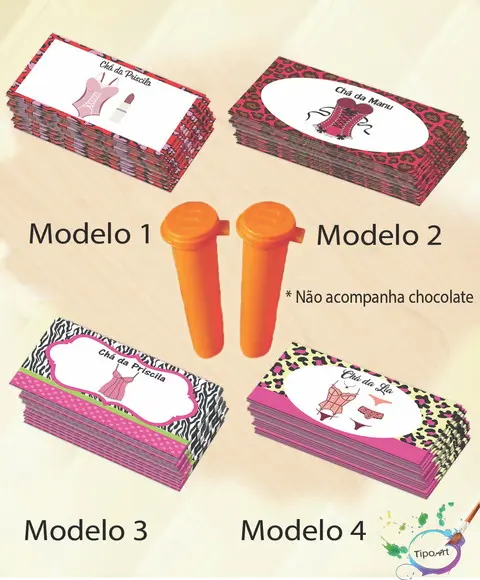 Rotulo Chocolate(confete)-chá de Lingerie#2