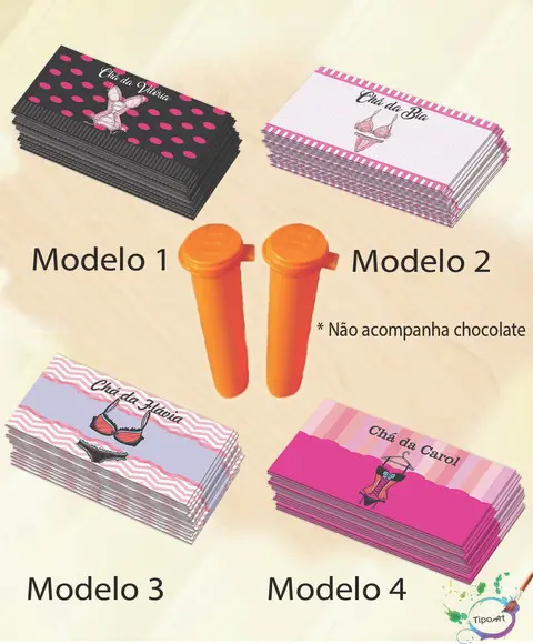 Rotulo Chocolate(confete)-chá de Lingerie#1