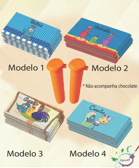 Rotulo Chocolate(confete)-galinha Pintadinha