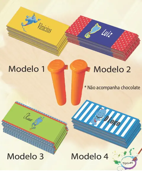 Rotulo Chocolate(confete)-genio