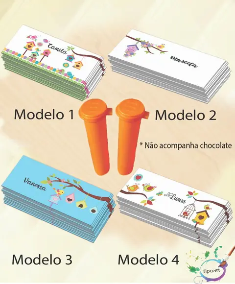 Rotulo Chocolate(confete)-jardim Encantado