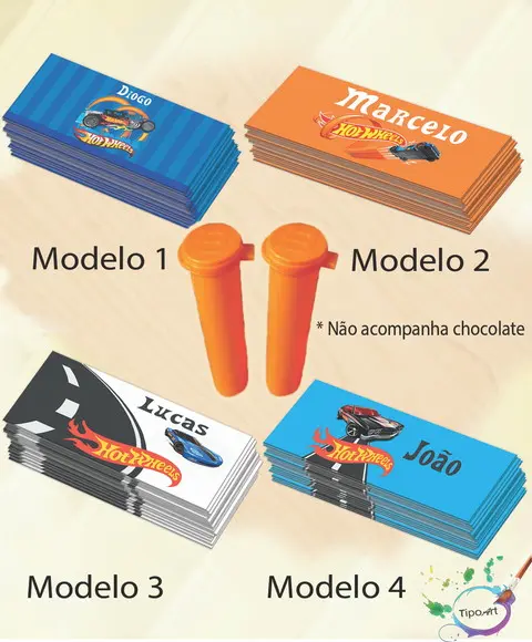 Rotulo Chocolate(confete)-hot Whells