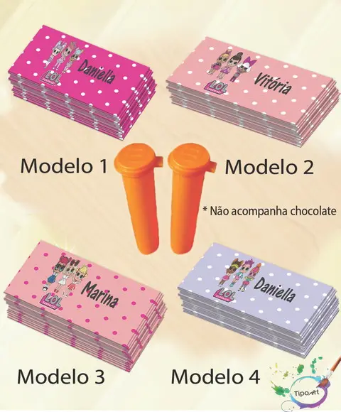 Rotulo Chocolate(confete)-lol