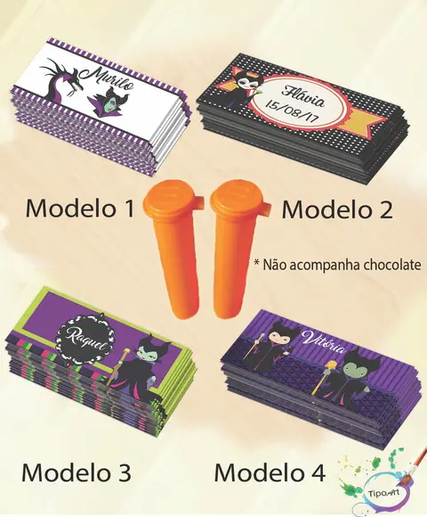 Rotulo Chocolate(confete)-malevola