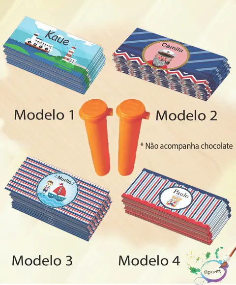 Rotulo Chocolate(confete)-marinheiro