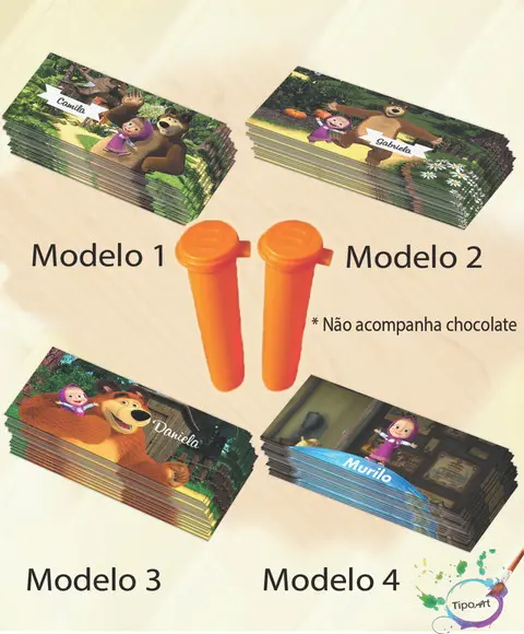 Rotulo Chocolate(confete)-masha