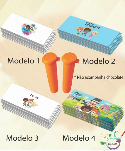 Rotulo Chocolate(confete)-mundo Bita