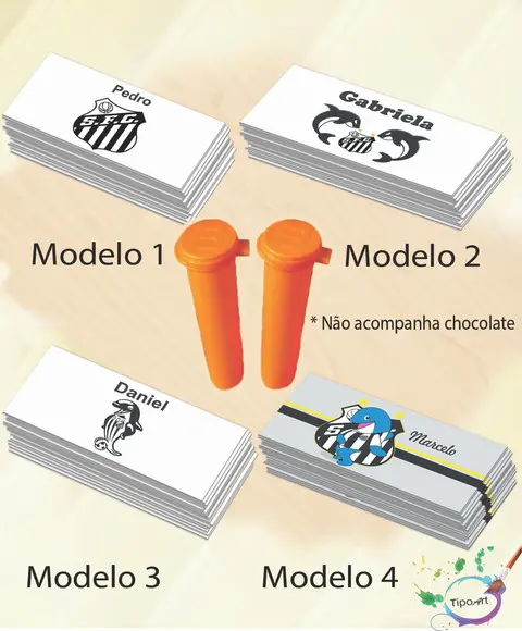 Rotulo Chocolate(confete)-peixe