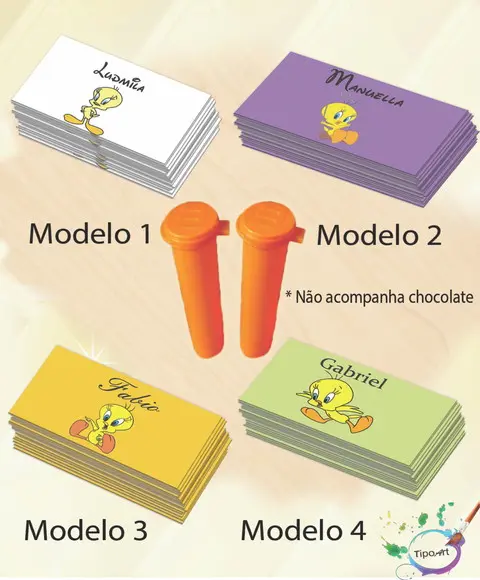 Rotulo Chocolate(confete)-piu Piu
