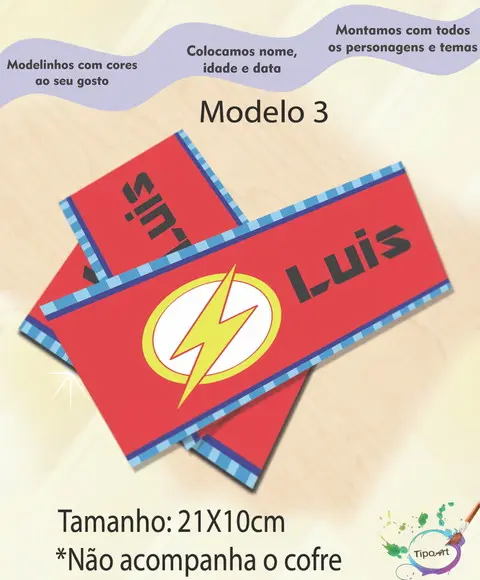 Rotulo Cofre - Flash