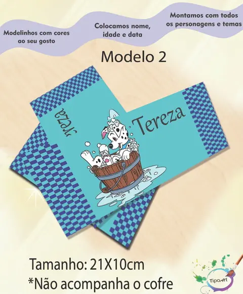 Rotulo Cofre -101 Dalmatas