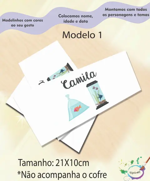 Rotulo Cofre -aquário