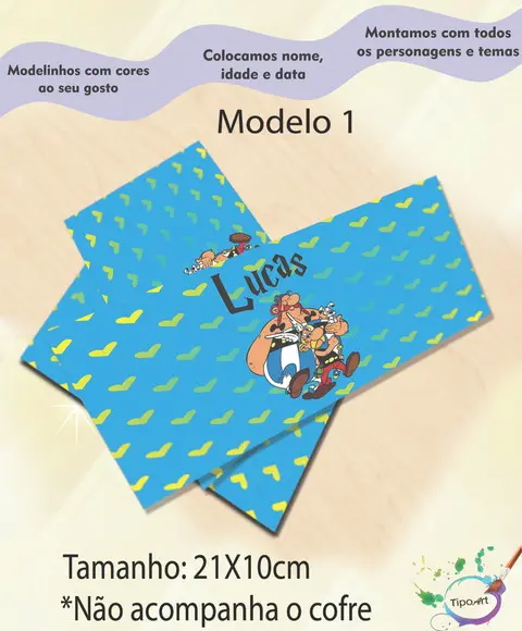 Rotulo Cofre -asterix