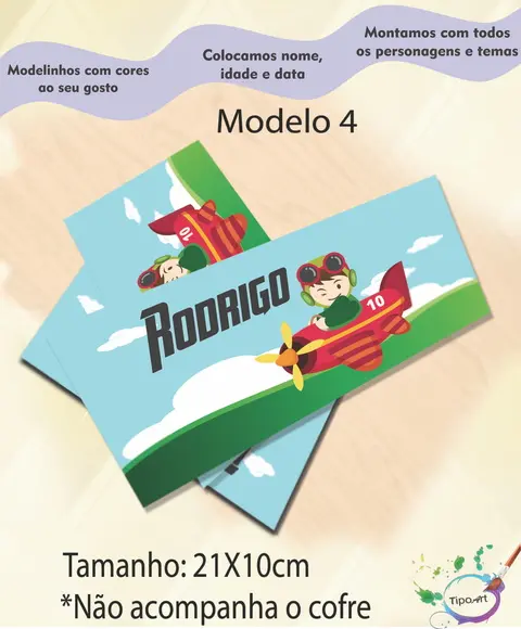 Rotulo Cofre -aviador