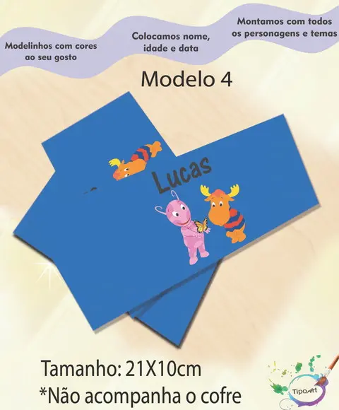 Rotulo Cofre -backyardigans