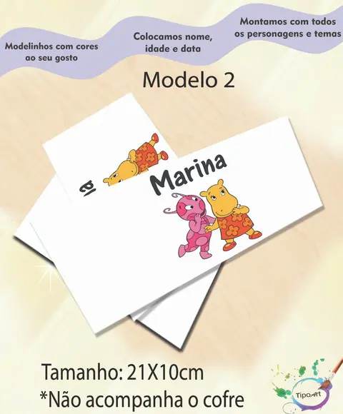 Rotulo Cofre -backyardigans