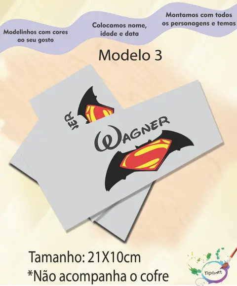 Rotulo Cofre -batman