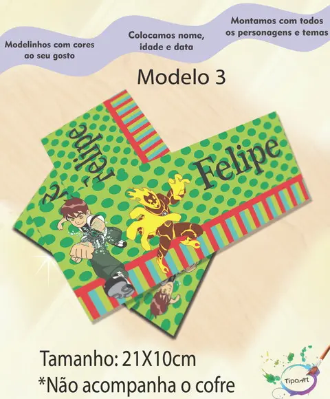 Rotulo Cofre -ben 10