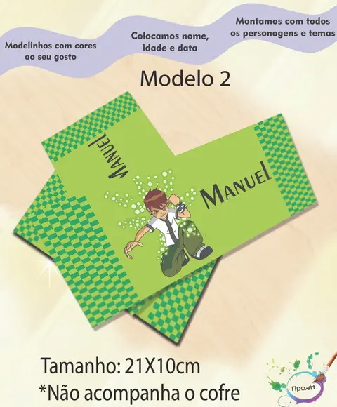 Rotulo Cofre -ben 10