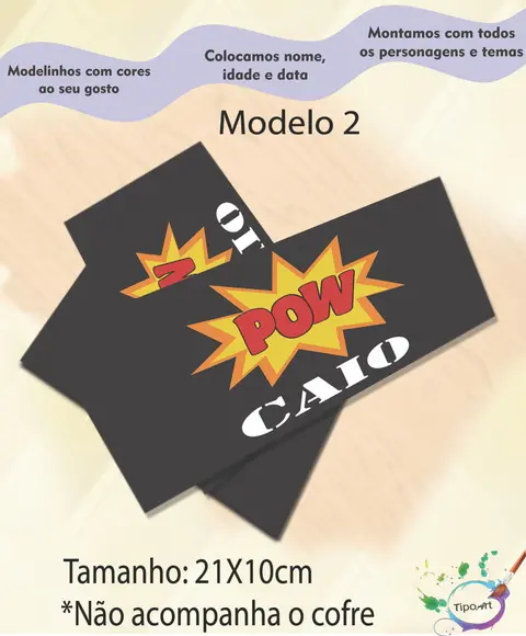 Rotulo Cofre -bomba