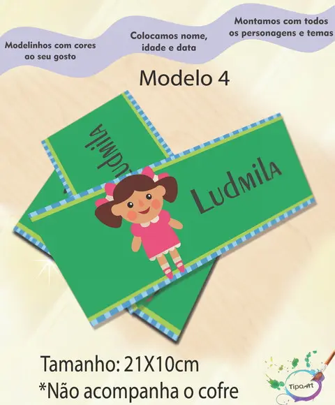 Rotulo Cofre -boneca