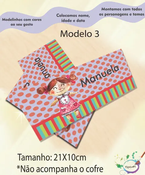 Rotulo Cofre -boneca