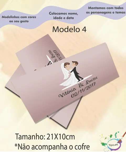 Rotulo Cofre -casal