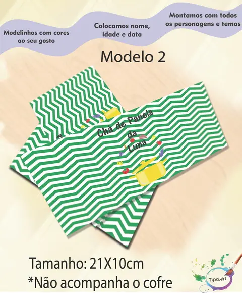 Rotulo Cofre -chá de Cozinha