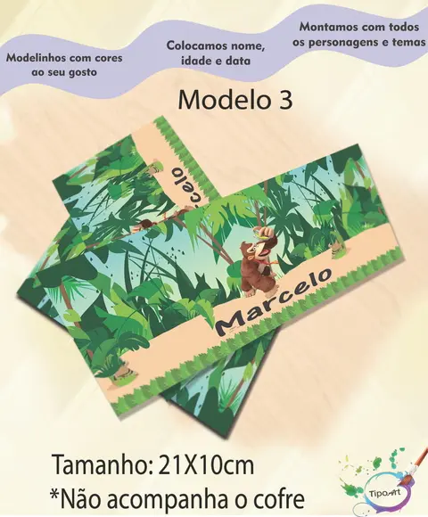 Rotulo Cofre -donkey Kong