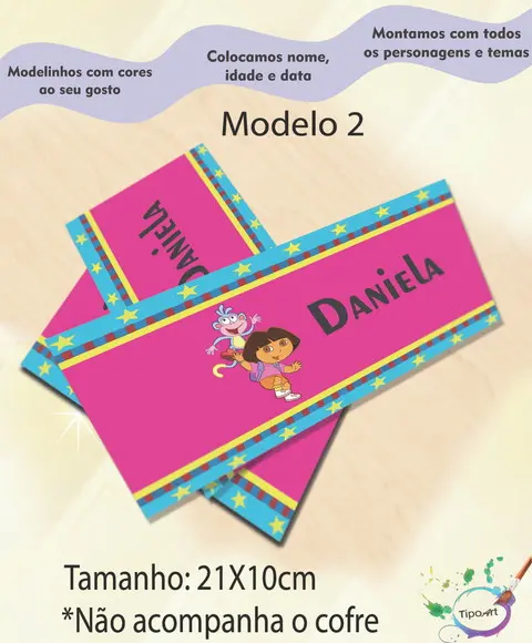 Rotulo Cofre -dora