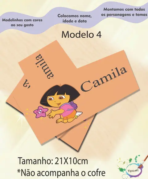 Rotulo Cofre -dora