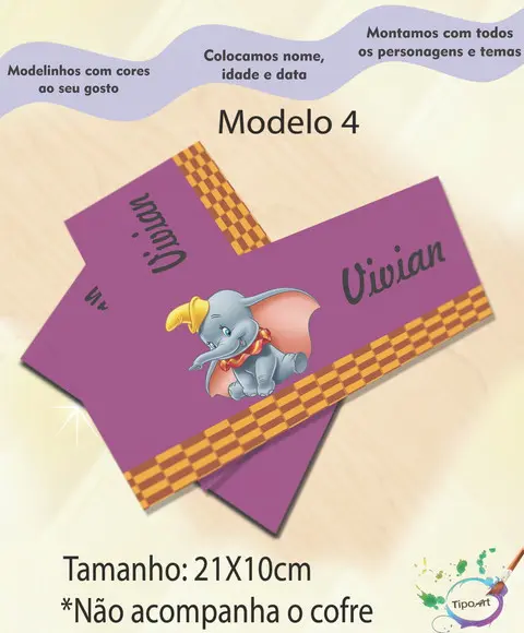 Rotulo Cofre -dumbo