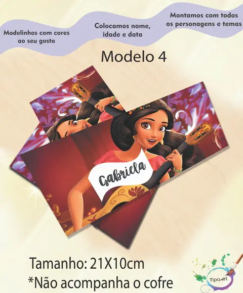 Rotulo Cofre -elena de Avalor