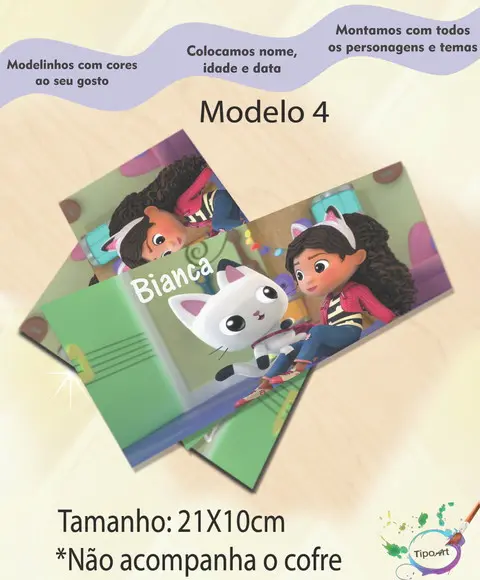 Rotulo Cofre -gabi Casa Mágica
