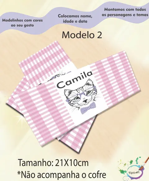Rotulo Cofre -gatinho