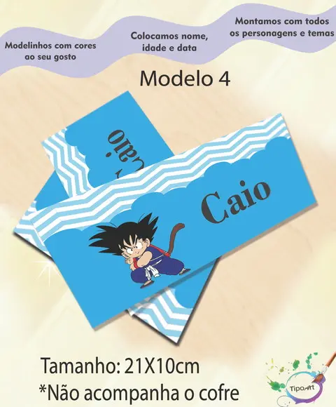 Rotulo Cofre -goku