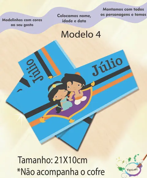 Rotulo Cofre -jasmine