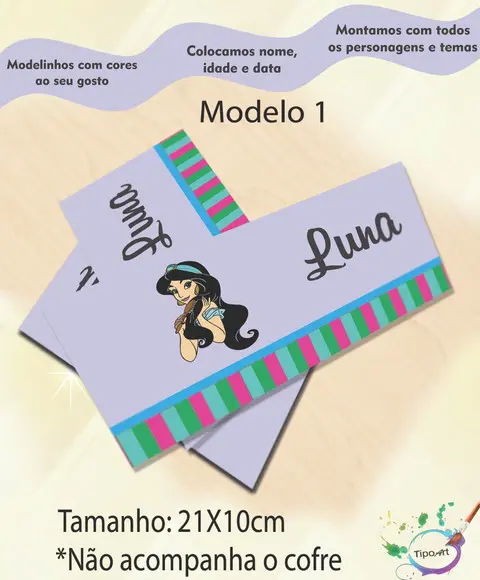 Rotulo Cofre -jasmine
