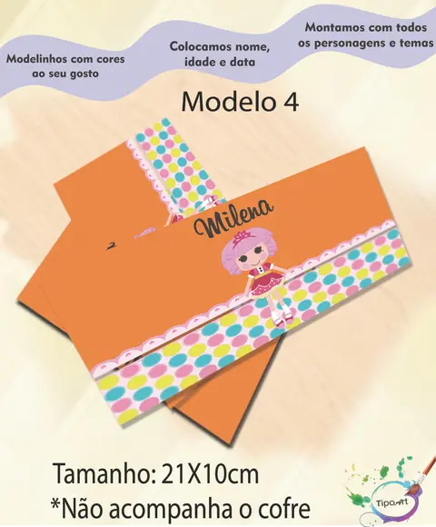 Rotulo Cofre -lalaloopsy