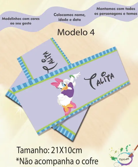 Rotulo Cofre -margarida