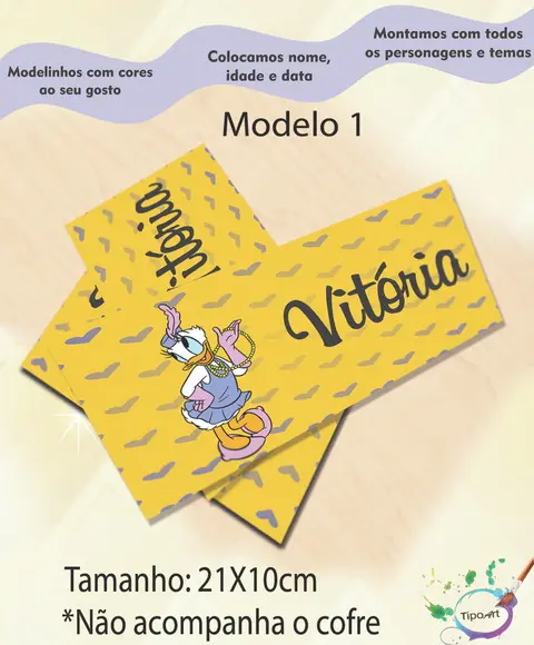 Rotulo Cofre -margarida