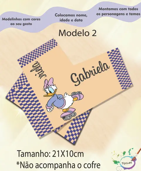 Rotulo Cofre -margarida