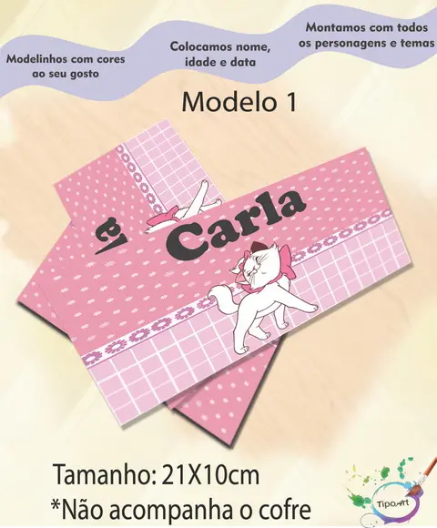 Rotulo Cofre -marie
