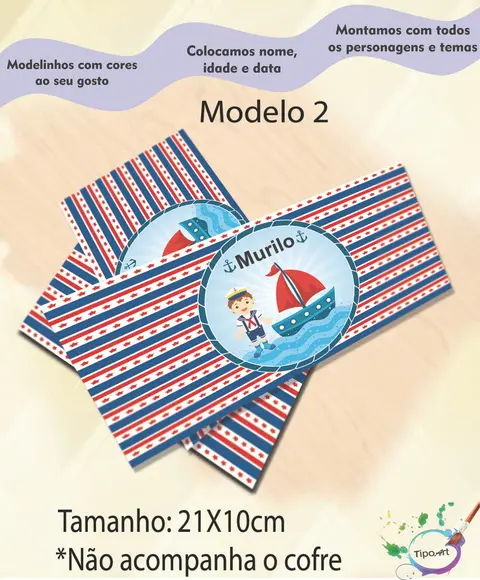 Rotulo Cofre -marinheiro