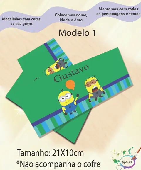 Rotulo Cofre -minions