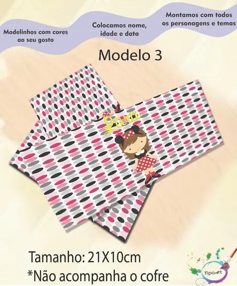 Rotulo Cofre -minnie