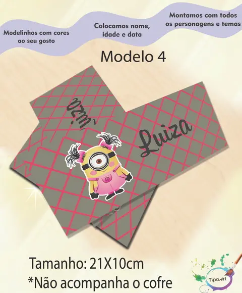 Rotulo Cofre -minions