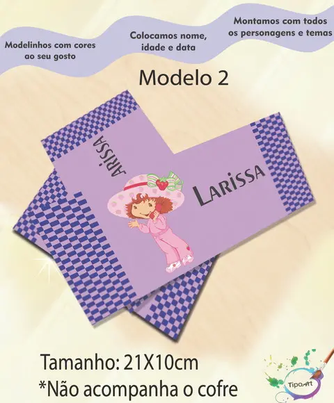 Rotulo Cofre -moranguinho
