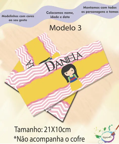 Rotulo Cofre -mulan